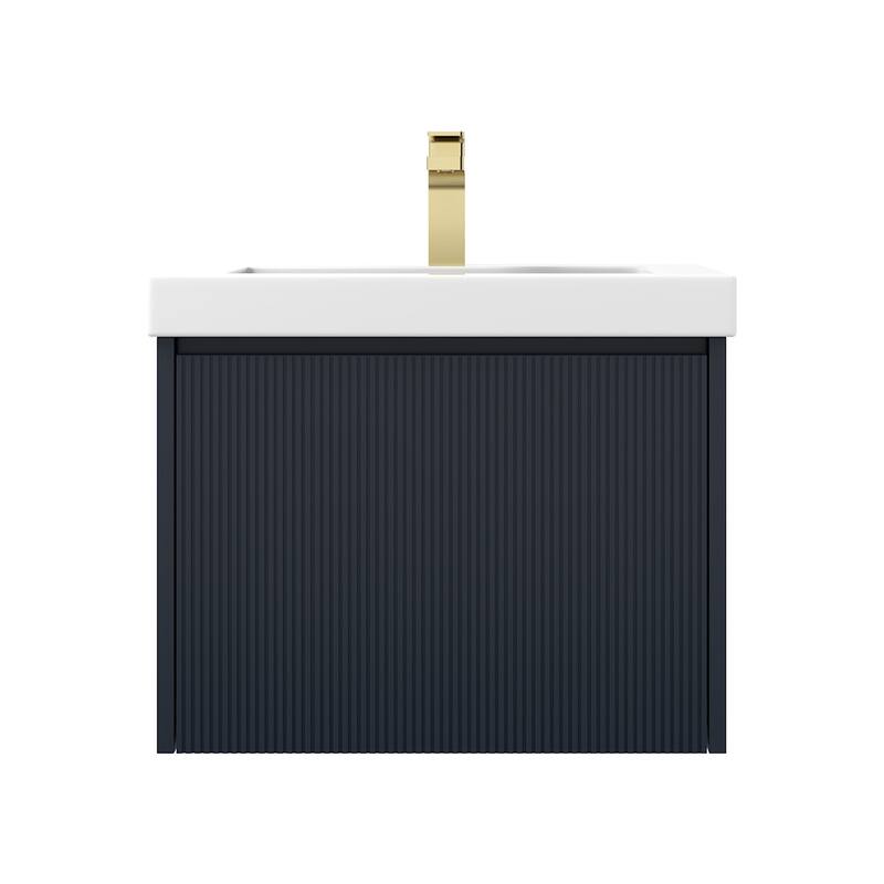 Floating Bathroom Vanity with Sink, Wall Mounted Vanity