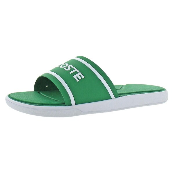 lacoste men's slide sandals