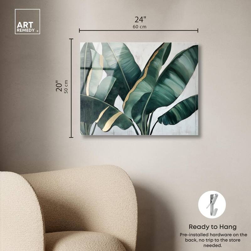 Jungle Jewel Jade I Acrylic by Art Remedy, Ready to Hang