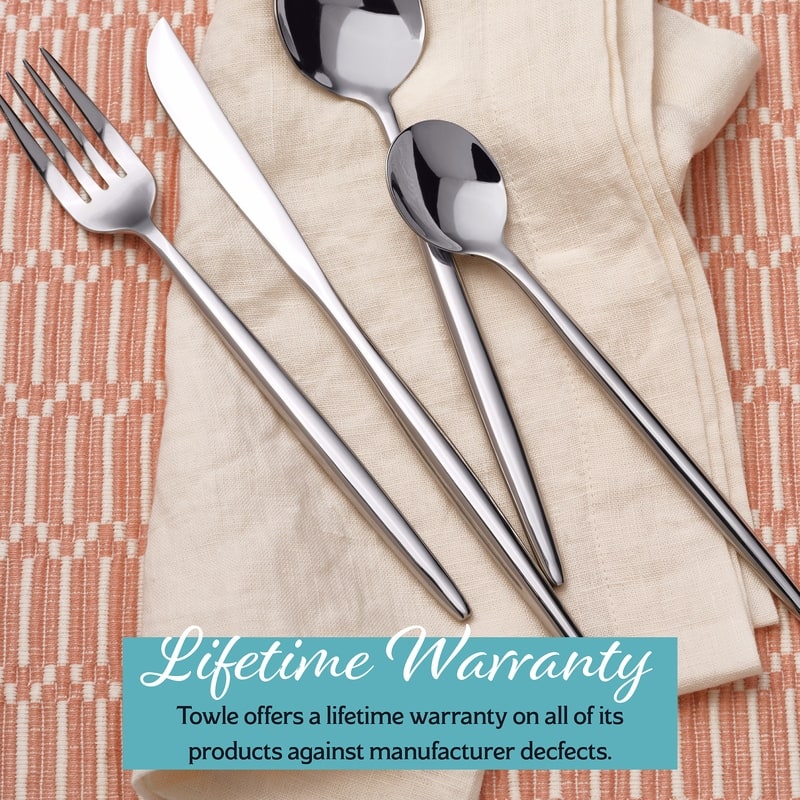Towle Living Forged Shea 16-Piece Flatware Set