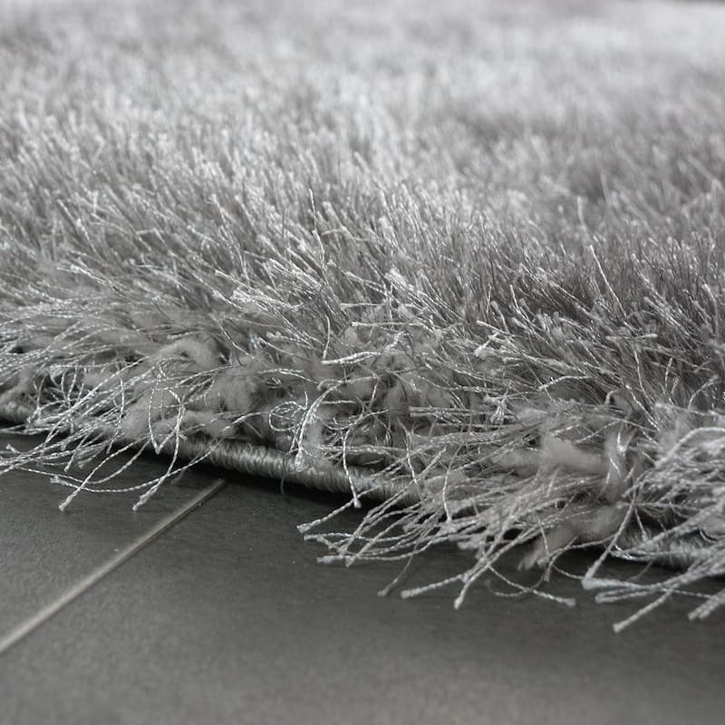 Soft Shag Rug For Bedroom & Living-Room Glossy Yarn