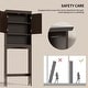 preview thumbnail 21 of 25, Bathroom Storage Cabinet, Toilet Storage Cabinet, Bathroom Shelf Over The Toilet, Space Saver Toilet