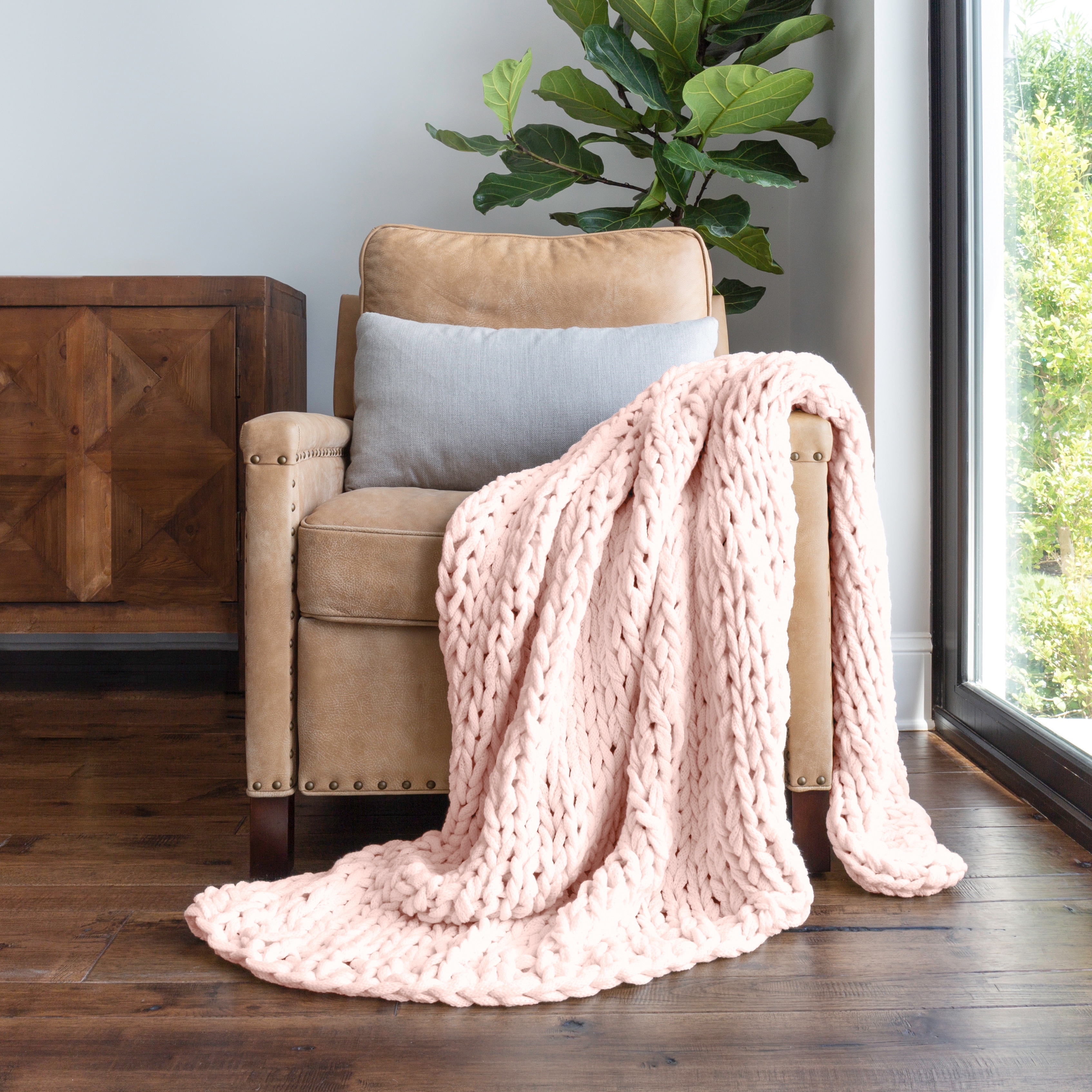 Soft Handmade Chunky Knit Throw Blanket Bed Bath Beyond 33528831