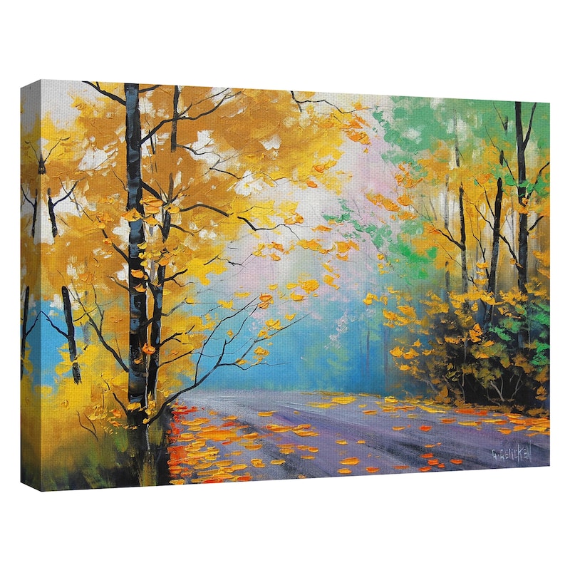 Misty Autumn Day by Graham Gercken Canvas Art Print