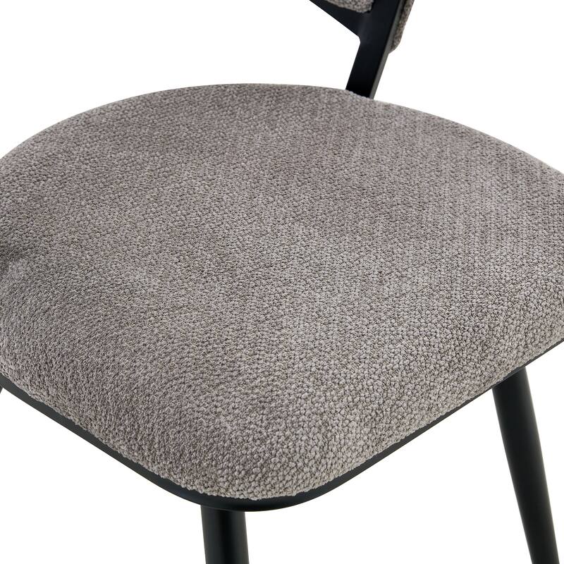 Modern Velvet Dining Chairs with Metal Legs, Upholstered Accent Chairs for Kitchen, Dining Room, Living Area, Set of 2