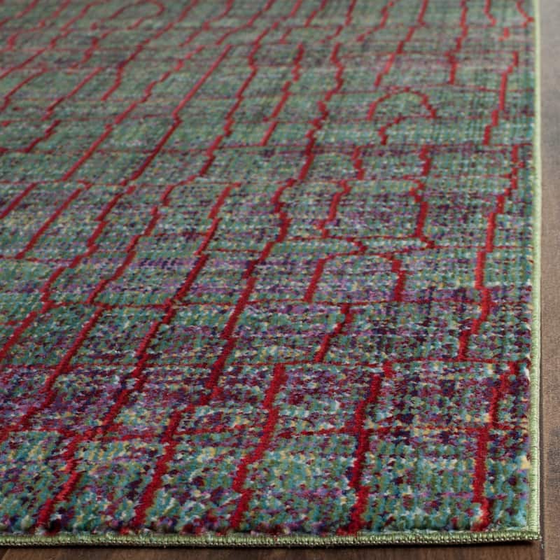 SAFAVIEH Valencia Shareen Distressed Vintage Boho Oriental Polyester Rug