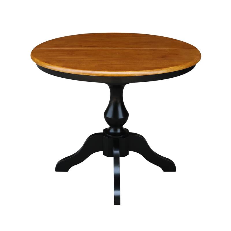 The Gray Barn Fairy Glen 36-in. Round Pedestal Table w/ 12-in. Leaf