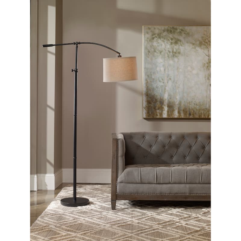 The Gray Barn Oil Rubbed Bronze Adjustable Metal Floor Lamp