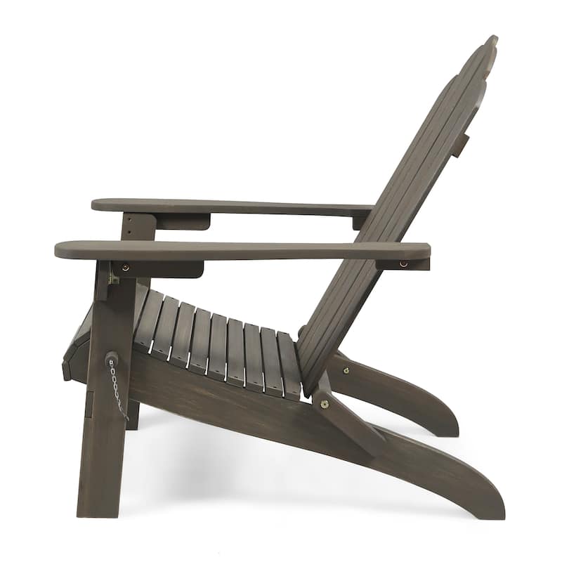 Hollywood Foldable Acacia Adirondack Chair by Christopher Knight Home