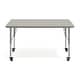 preview thumbnail 27 of 47, 24''W x 48''L Thermal Laminate Activity Table - Adjustable Short Legs