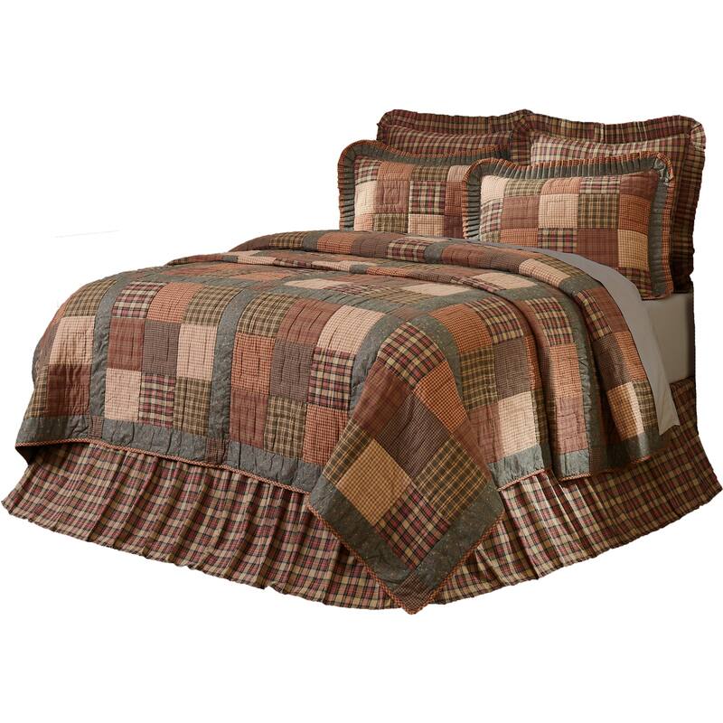 Crosswoods California King Quilt 130Wx115L