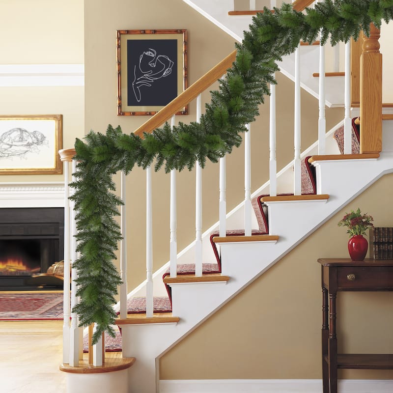 Puleo International 20 ft. x 10" in Spruce Garland - 20.833 - Green
