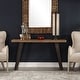 preview thumbnail 4 of 5, Uttermost Freddy 55" Long Wood Top Metal Console Table