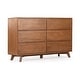 preview thumbnail 25 of 43, Plank and Beam Scandinavian 6-Drawer Dresser