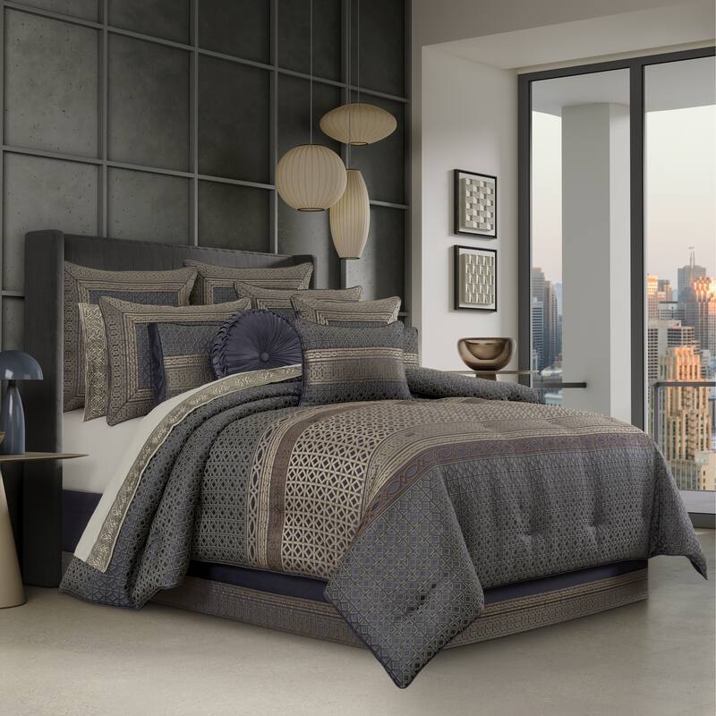 J. Queen New York Alaro Slate Euro Sham