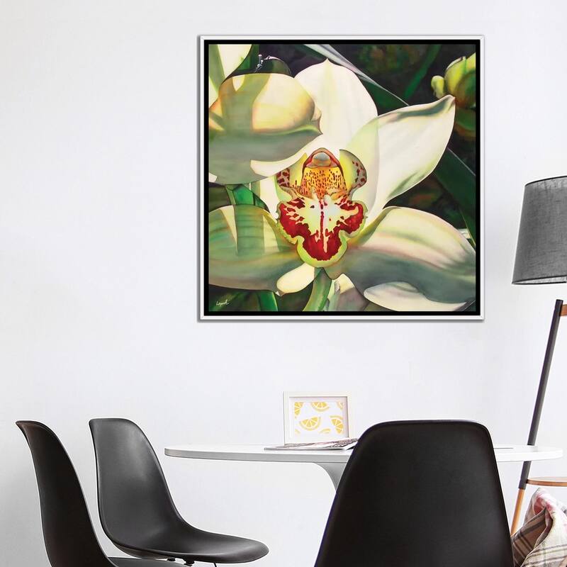 iCanvas "Pale Orchid III" by Lisa Lopuck Framed Canvas Print