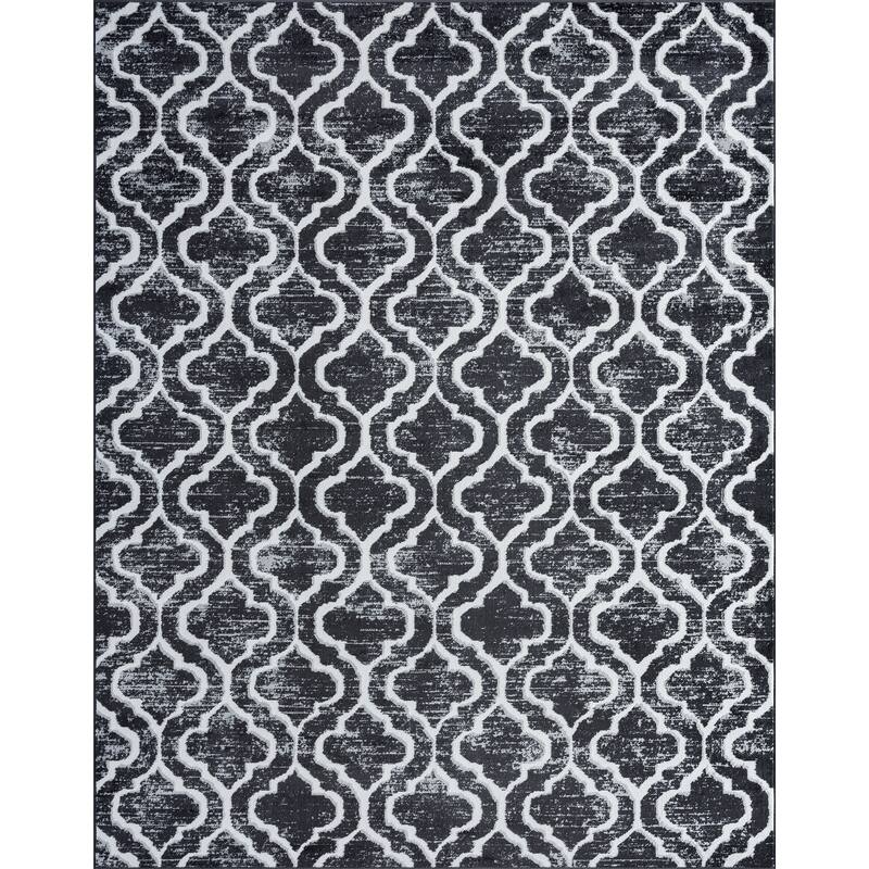 Wyman Farmhouse Geometric Indoor Area Rug