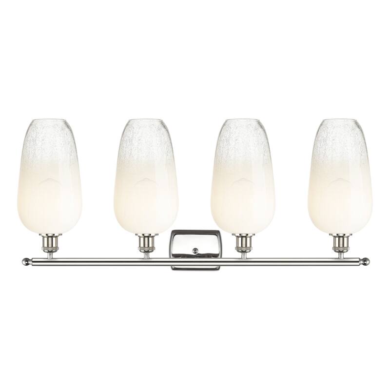 Innovations Lighting Endless Possibilities Ballston - Brookhaven Flute - 4 Light 37" Bath Vanity Light