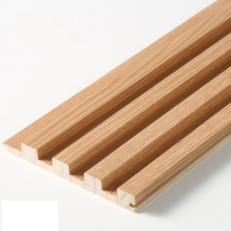 93 in. x 6 in x 0.8 in. Solid Wood Wall Siding Board (Set of 3pc) - 3pc+1pc EndTrim