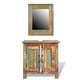 preview thumbnail 2 of 8, vidaXL Bathroom Vanity Cabinet with Mirror, Reclaimed Solid Wood