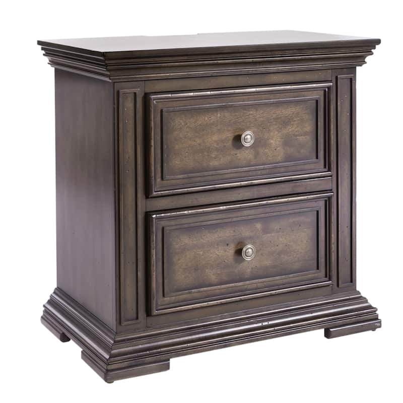 Liberty Furniture Big Valley Panel Bed, Dresser, Mirror, Chest, and Nightstand- California King, King or Queen