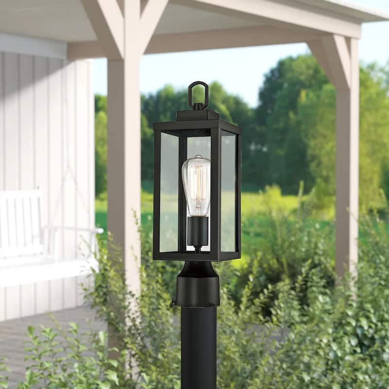 1-Light Outdoor Post Light - 5.12"x5.12"x16.5"