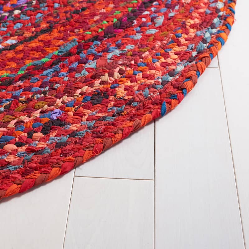 SAFAVIEH, Handmade Braided Teodora Country Cotton Rug