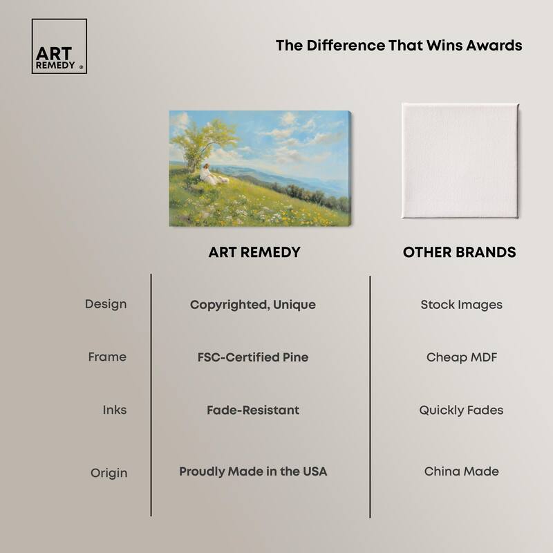 Pastoral Peace I Canvas by Art Remedy, Gallery Wrapped