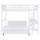 preview thumbnail 14 of 13, Functional Full Over Full Bunk Bed with Desk and Guardrails for Kids, Adults