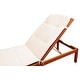preview thumbnail 5 of 3, Amazonia Washburn 2-Piece Outdoor Chaise Lounger Lounge Chair Set with White Cushions