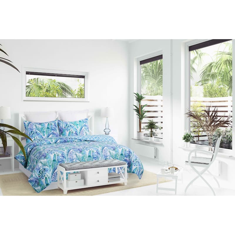 Palazzo Tropical Beach Theme Quilt Set