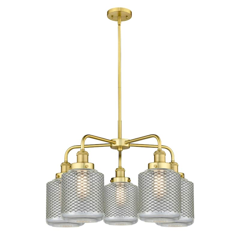 Innovations Lighting 916-5CR-15-24 Edison Chandelier Edison 5 Light