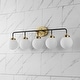 preview thumbnail 29 of 154, JONATHAN Y Bevin Contemporary Transitional Iron/Glass LED Vanity Light