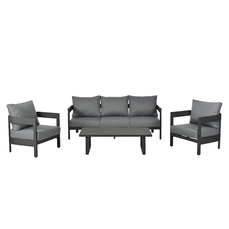 High-Quality Outdoor Seating Set with Thick Cushions
