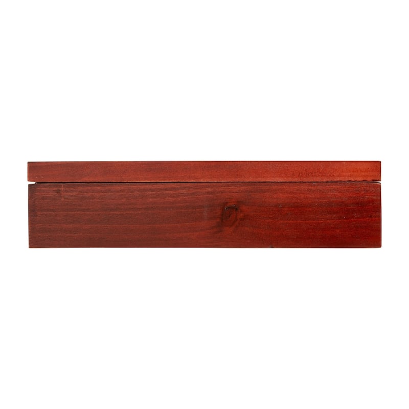 Wooden Medals Display Case with Removable Shelves