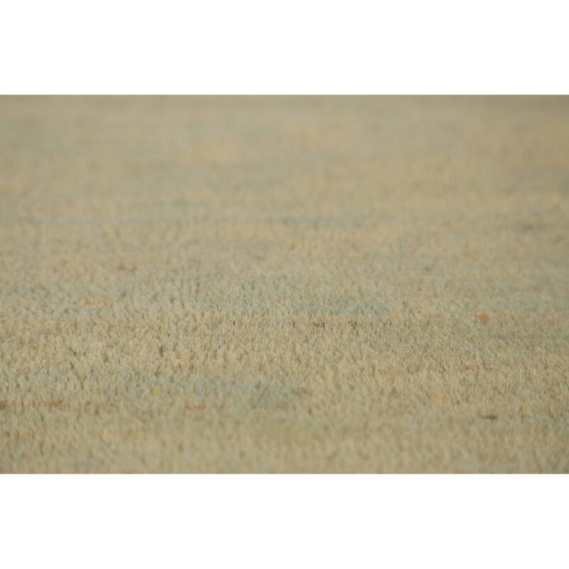 Modern Gabbeh Oriental Rug Handmade Solid Wool Carpet - 2'7" x 4'0"