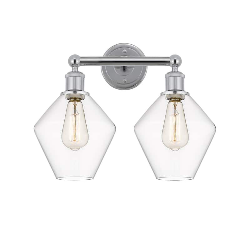 Innovations Lighting Cindyrella - 2 Light 17" Bath Vanity Light - Clear/Polished Chrome