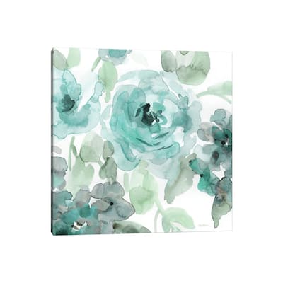iCanvas "Belle's Teal II" by Carol Robinson Canvas Print