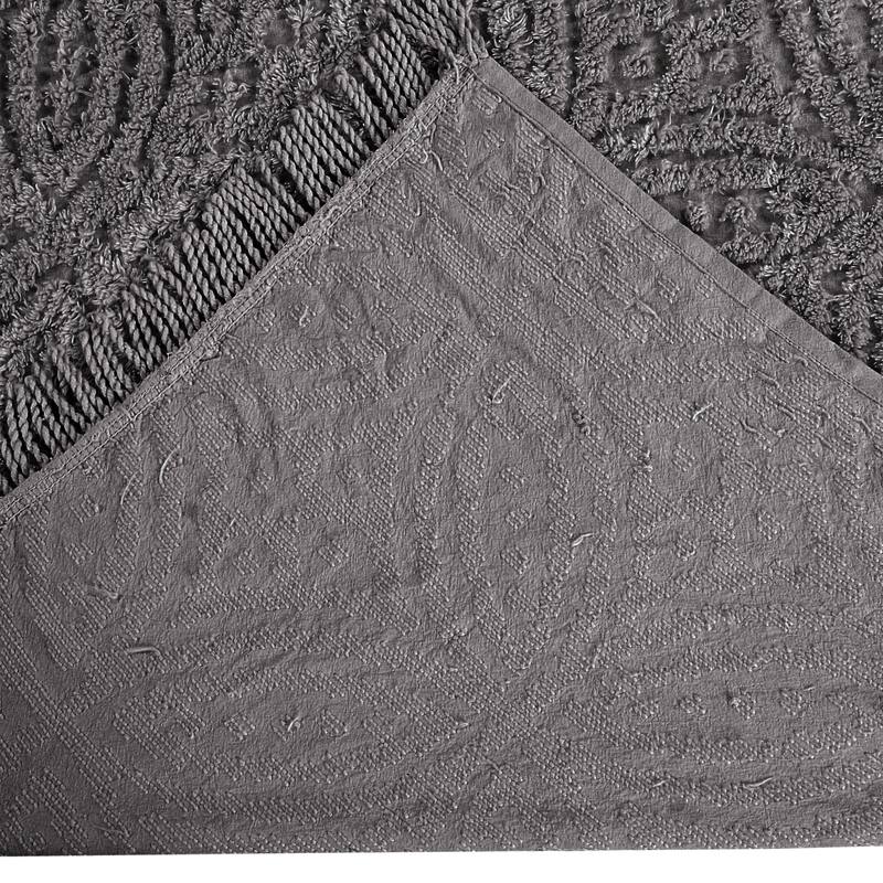 Better Trends Wedding Ring Collection 100% Cotton Tufted Bedspread Set - Loop & Ring Design, Machine Washable & Tumble Dry Safe