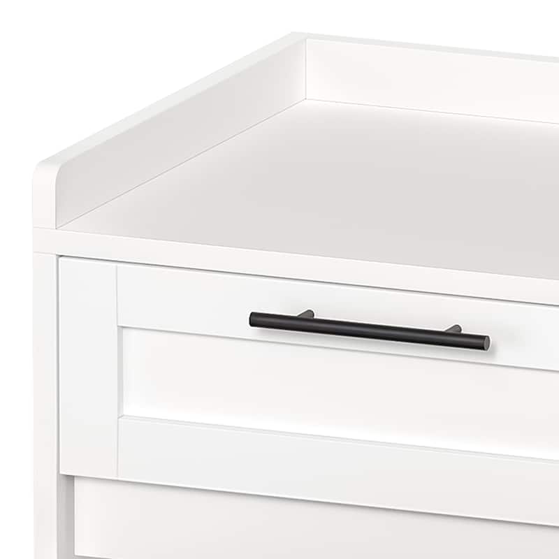 Moasis Double Pull-Out Trash Can Cabinet with Drawer, 2×13 Gallon Kitchen Trash Bin Cabinet