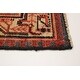 preview thumbnail 5 of 7, ECARPETGALLERY Hand-knotted Andelz Red Wool Rug - 3'5 x 13'7