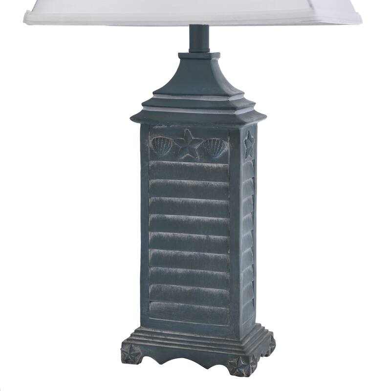 StyleCraft Longboat Key Shutter Matching Finial Table Lamp