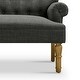 preview thumbnail 5 of 70, Moser Bay Arete Upholstered Tufted Settee Chesterfield Style Loveseat, Velvet or Linen
