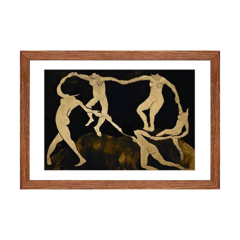 iCanvas "Dance VII" by 5by5collective - Walnut - 24x32x1
