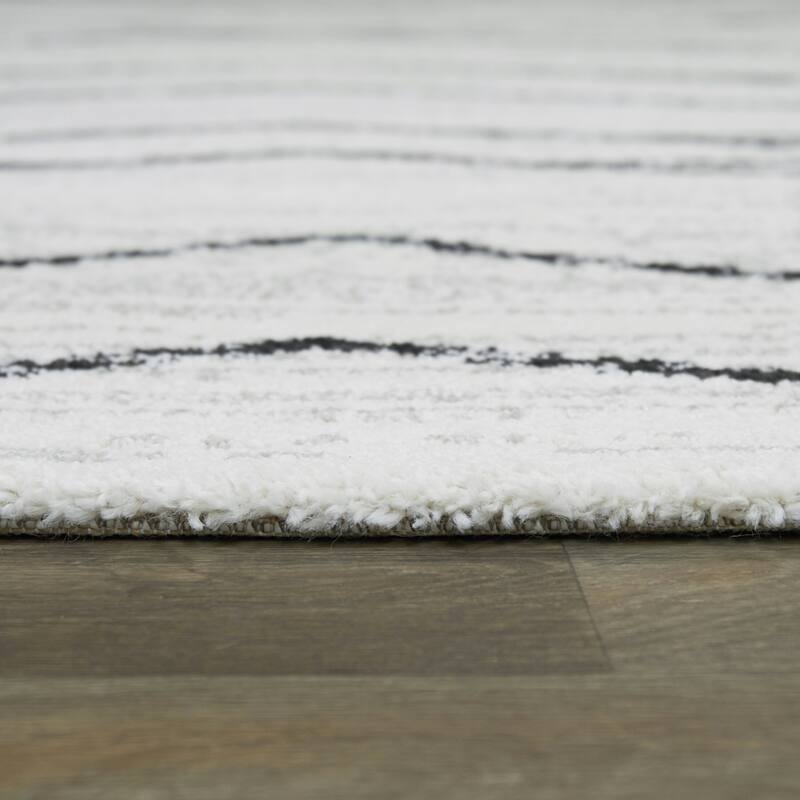 Laurent Distressed Modern Area Rug