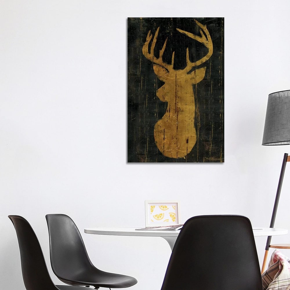 iCanvas "Rustic Lodge Animals Deer Head" by Marie Elaine Cusson Canvas Print
