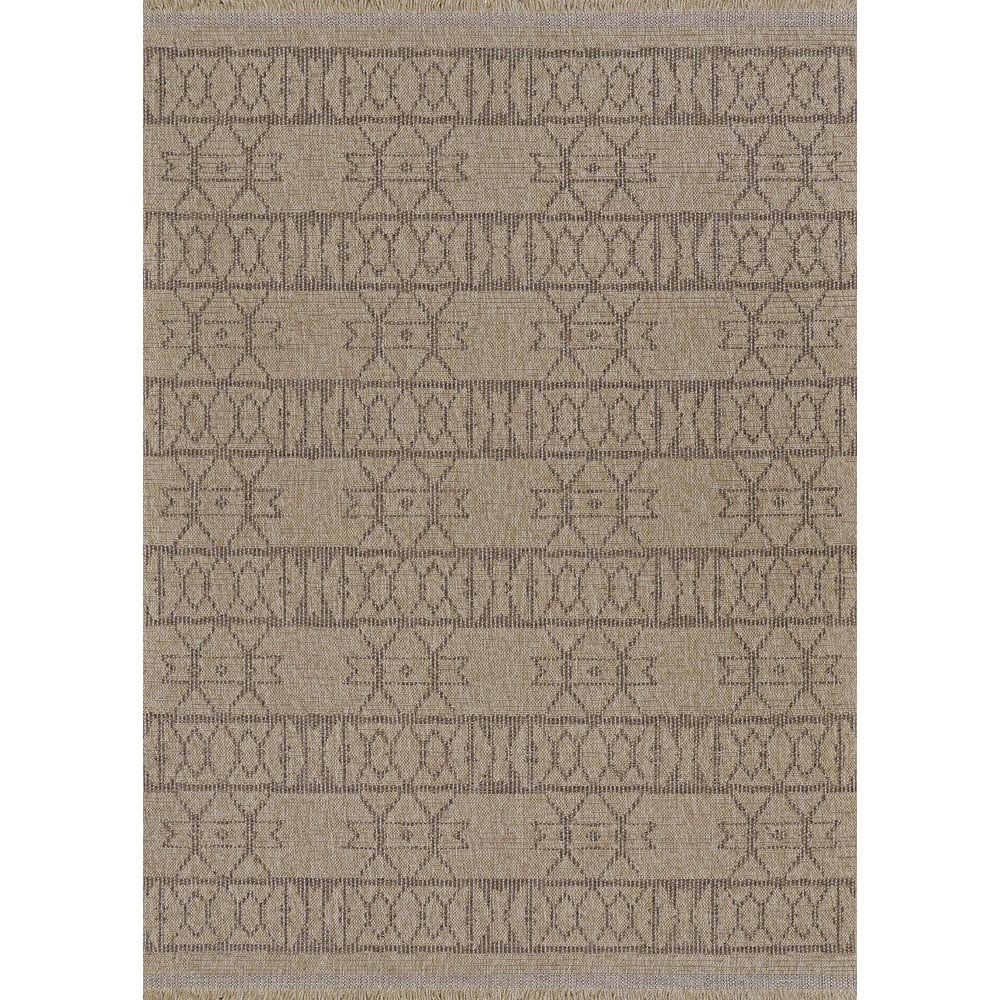 Dream Decor Rugs Triballe Briggs Brown Indoor Outdoor Area Rug