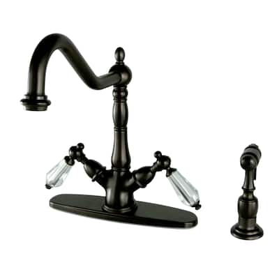 Kingston Brass Wilshire 1.8 GPM Single Hole Kitchen Faucet - Includes