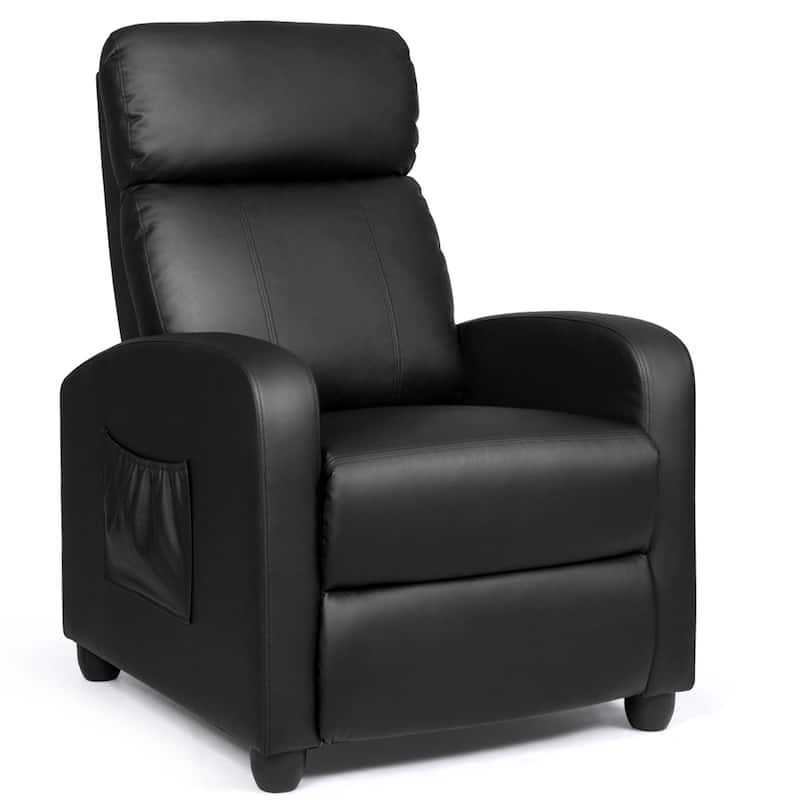 Comfortable Recliner Massage Chair for Living Room with Side Pocket