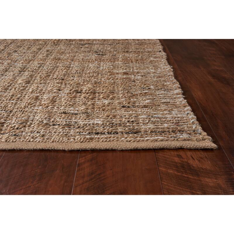 Handwoven Casual Ombre Jute & Silk Rug